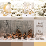 zakelijke kerstkaart goud