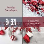 zakelijke kerstkaart rood
