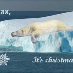 zakelijke kerstkaart dieren