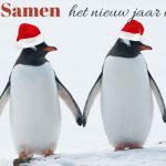 zakelijke kerstkaart dieren