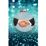 zakelijke kerstkaart teamwork