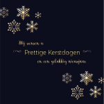 zakelijke kerstkaart blauw