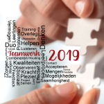 zakelijke kerstkaart teamwork