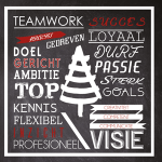 zakelijke kerstkaart teamwork