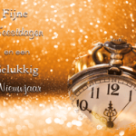 zakelijke kerstkaart goud