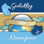 zakelijke kerstkaart wereld