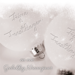 zakelijke kerstkaart wit