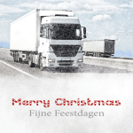 zakelijke kerstkaart transport