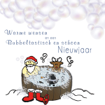 zakelijke kerstkaart schoonmaak