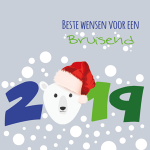 zakelijke kerstkaart schoonmaak