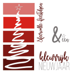 zakelijke kerstkaart schilder