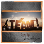 zakelijke kerstkaart teamwork