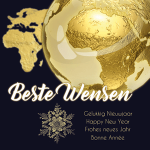zakelijke kerstkaart wereld