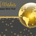 zakelijke kerstkaart wereld