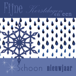 zakelijke kerstkaart schoonmaak