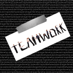 zakelijke kerstkaart teamwork