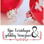 zakelijke kerstkaart rood