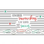 zakelijke kerstkaart teamwork