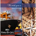zakelijke kerstkaart maritiem