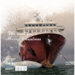 zakelijke kerstkaart maritiem