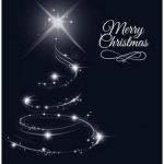 zakelijke kerstkaart blauw