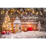 zakelijke kerstkaart hout